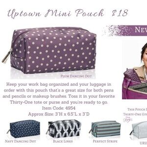 Thirty One Uptown Mini Pouch